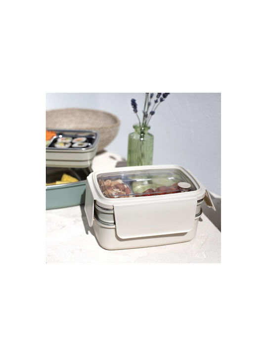 Livoo Lunchbox Inox Beige 1000ml 1Stück