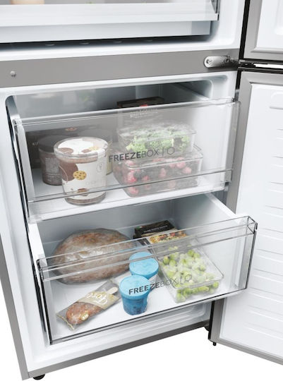 Haier Kühl-Gefrierkombination 406Es Total NoFrost H205xB59.5xT66.7cm. Inox HDPW3620DNPD