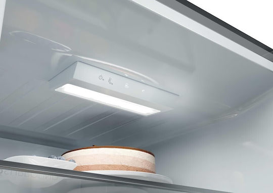 Haier Combină frigorifică 355lt Total NoFrost Î185xL59.5xA66.7cm. Inox HDPR1618ANPK