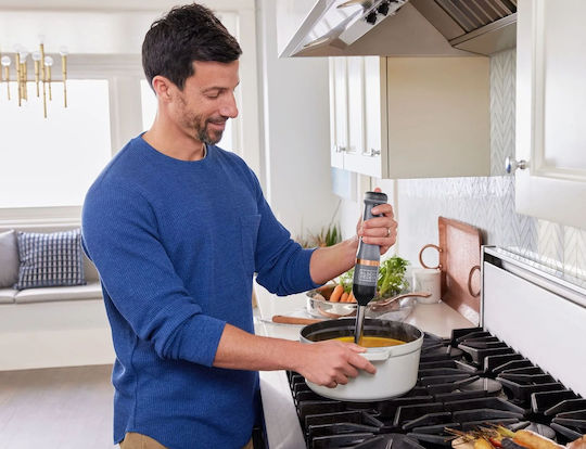 Black & Decker Hand Blender with Stainless Steel Rod Black