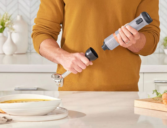 Black & Decker Hand Blender with Stainless Steel Rod Black