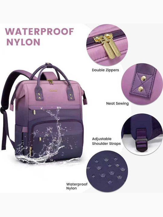 Lovevook Τσάντα Πλάτης για Laptop pink/purple MB2197