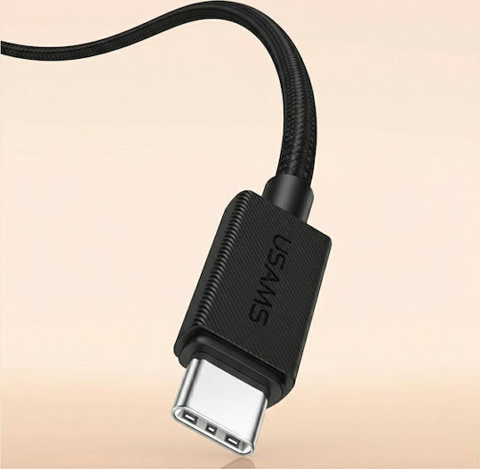 Usams USB-C to Lightning Cable 30W Μαύρο 1.2m SJ774USB01