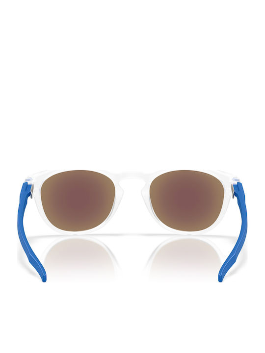 Oakley Latch Prizm Male Sunglasses with Transparent Horn-Rimmed Frame OO9265-76