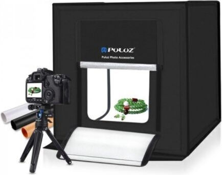 Puluz Studio Led Photo Box Lighted with Multiple Backrounds 60x60x60cm