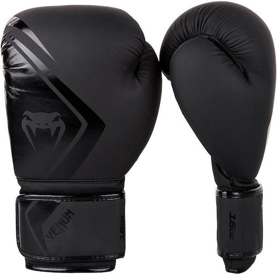 Venum Contender 2.0 Boxhandschuhe aus Kunstleder Schwarz