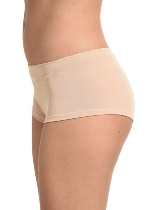 Talie înaltă Femei Boxer 2Pack Bej