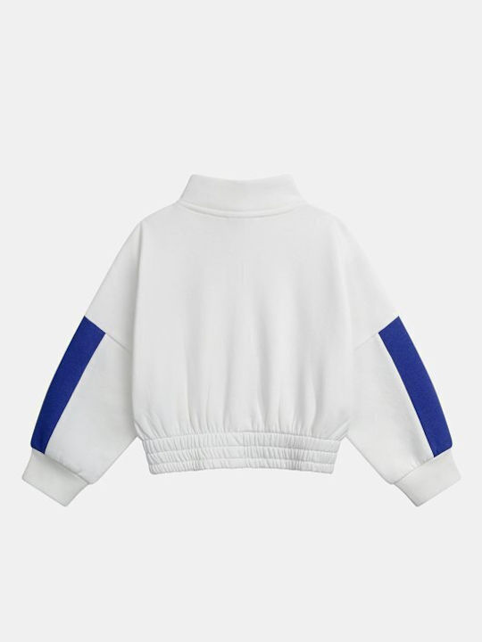 Αθλητική Παιδική Ζακέτα Φούτερ White