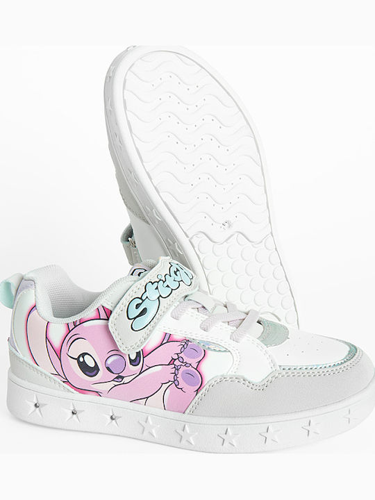Παιδικά Sneakers με Σκρατς Λευκά