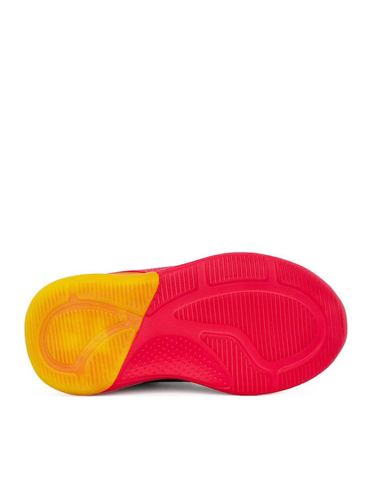 Hot Wheels Παιδικά Sneakers με Σκρατς & Φωτάκια Πολύχρωμα