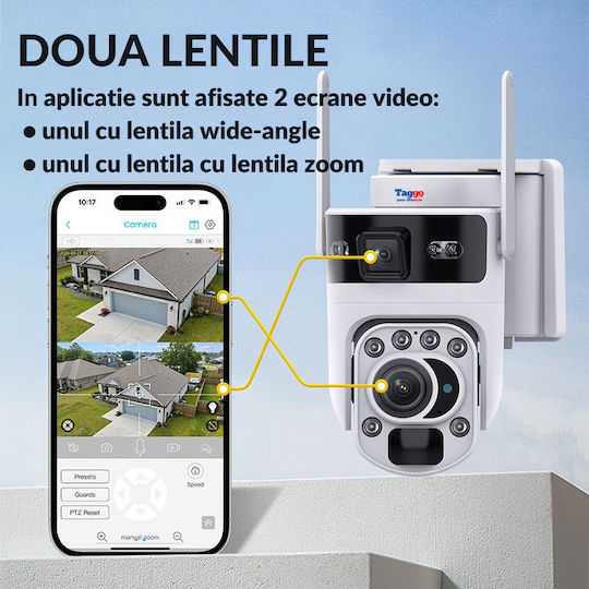 Taggo Camera de vânătoare Cu vedere pe timp de noapte Cu detectare de mișcare