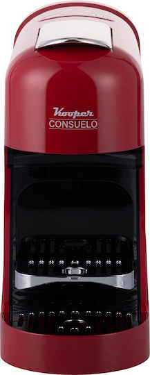 Kooper Consuelo Pod Coffee Machine Pressure 20bar Red