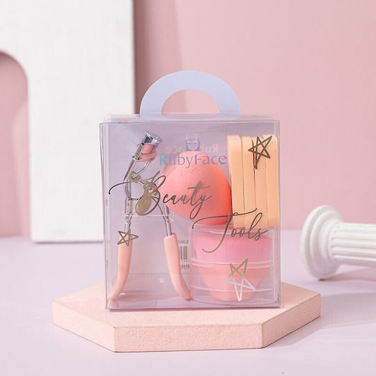 Make Up Sponges & Eyelash Curler Set 7 Pieces