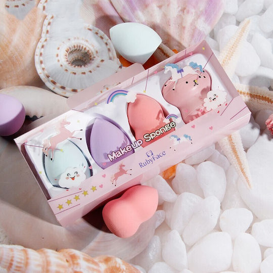Set With Make Up Sponges For Foundation 4 Pieces