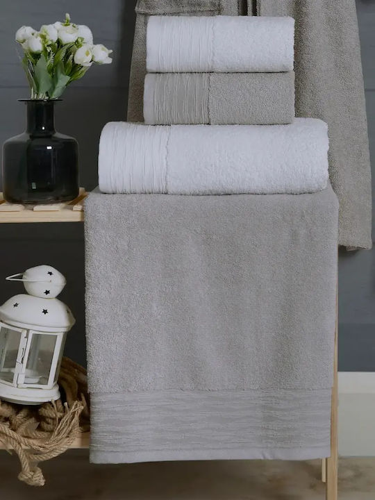 SteweHome Unisex Bademäntel & Handtücher Familienweiß - Braun
