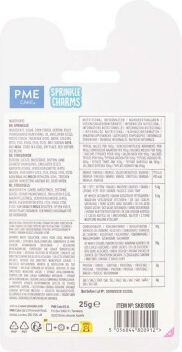 Multicoloured Edible Eye Decorations Sprinkle Charms 25gr 0.9oz Pme