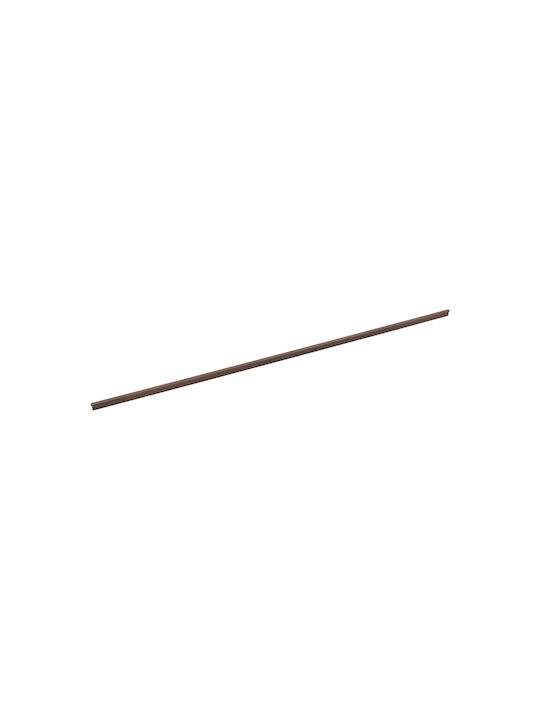 Roline Handle Furniture made of Metallic & Wooden Walnut ICP-14052-160mm 1pcs