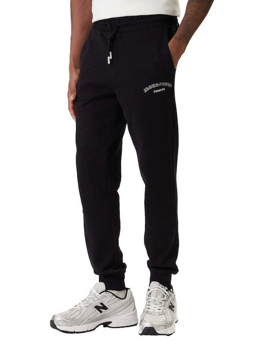 Pantaloni de trening cu Elastic Black