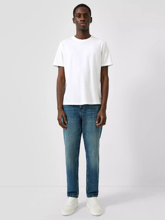 Pantalon De Blugi Pentru Bărbați Relaxed Tapered Fit Albastru Marin Închis