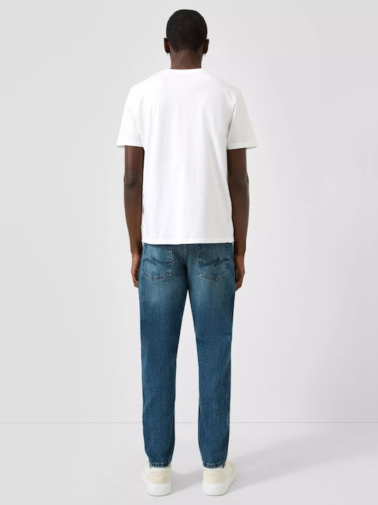 Pantalon De Blugi Pentru Bărbați Relaxed Tapered Fit Albastru Marin Închis