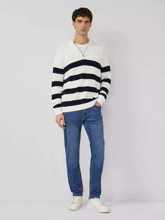 Nelio Pantaloni Jeans pentru Bărbați cu Croială Slim Blue