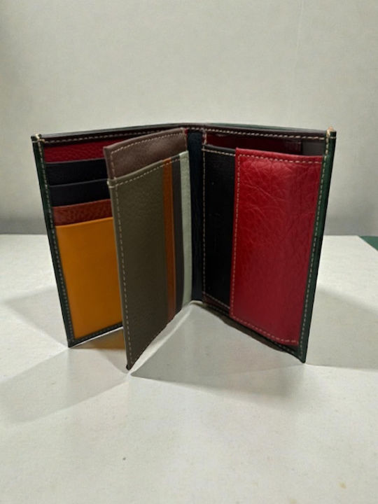 Leather Men's Wallet Classic Green
