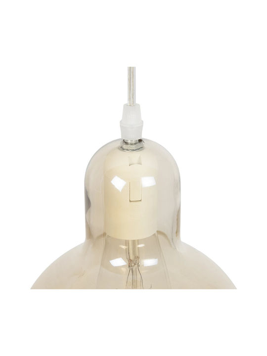 GloboStar Lucrezia Pendant Light Honey with Socket E27 18x18x24cm