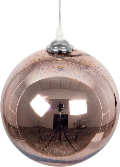 GloboStar Jupiter Κρεμαστό Φωτιστικό Πολύχρωμο με Ντουί E27 25x25x26εκ.