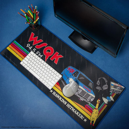 Stranger Things Mousepad Wsqk Radio 80x35 Cm