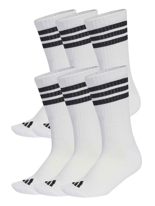 adidas Cushioned Crew Socks Тенис Чорапи Бели 6 чифта