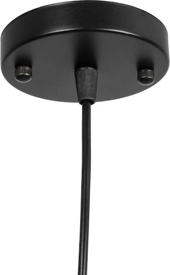 GloboStar Darsey Pendant Light Black with Socket E27 10x10x19cm