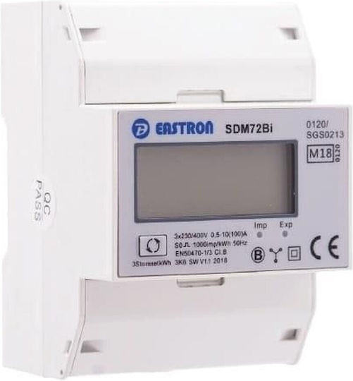 Eastron Eastron Digital Electric Panel Meter Rail Three-phase 62029