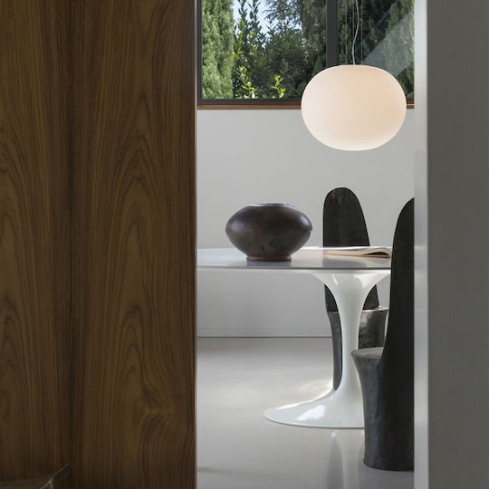 Ideal Lux Висящо Осветително Тяло Бял с Цокъл E27 50x50x243.5см.
