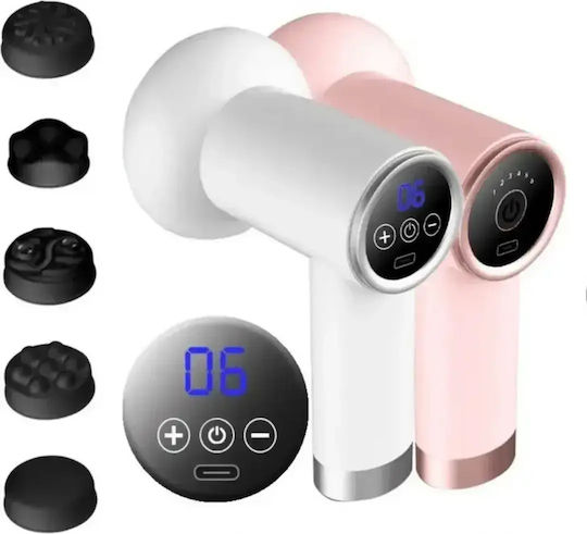 Factory Gun Massage for the Neck, the Back, the Legs & the Body with Vibration Pink