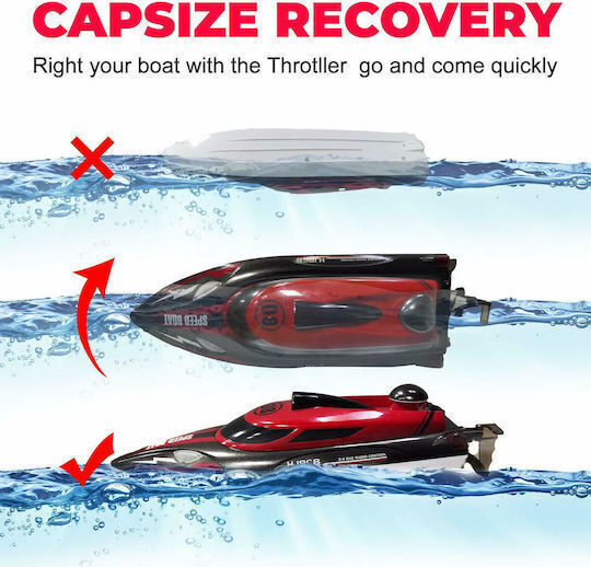 Remote Controlled Speedboat Red