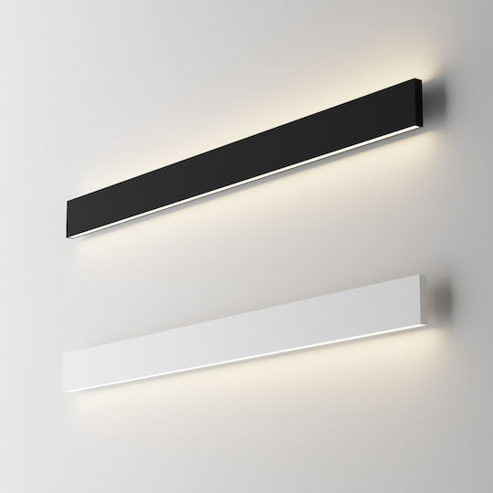 Ideal Lux Steel Lamp Wall with Integrated LED and Natural White Light 120.3x4x9.4cm
