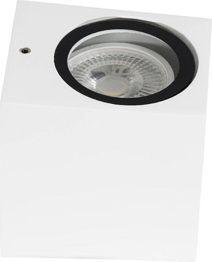 kelvo Burano Wall-Mounted Outdoor Spot GU10 IP65 8x8x7cm