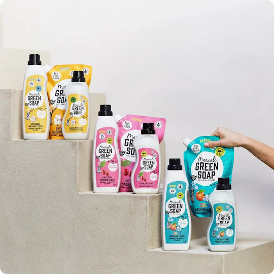 Marcel's Green Soap Υγρό Απορρυπαντικό με Πράσινο Σαπούνι για Λευκά & Χρωματιστά Ρούχα 1lt
