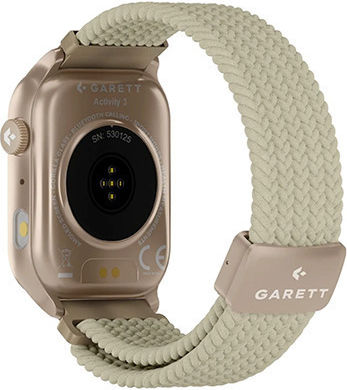 Garett Activity 3 46мм Смартчасовник с Пулсомер (Златист)