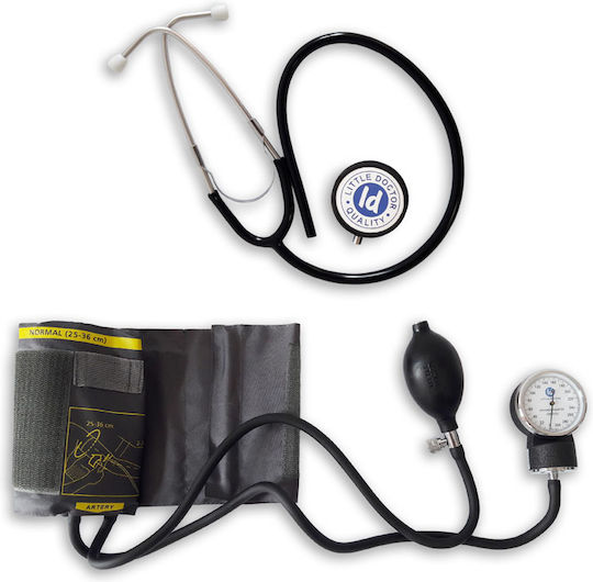 Little Doctor Ld 71 Professional Mechanical Blood Pressure Monitor Stethoscope Included Metal Manometer Carrying Case