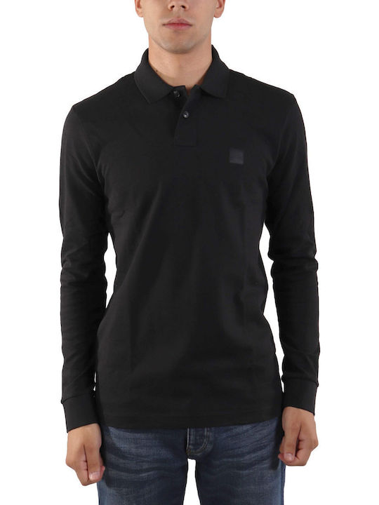 Polo Short Sleeve Black Blouse