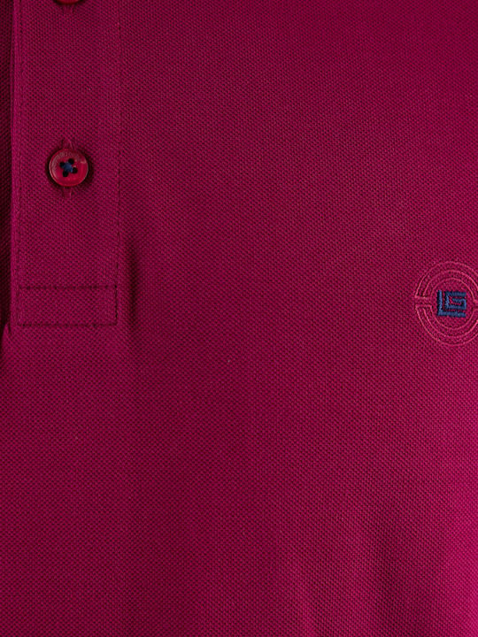 Polo Kurzarmbluse Maroon