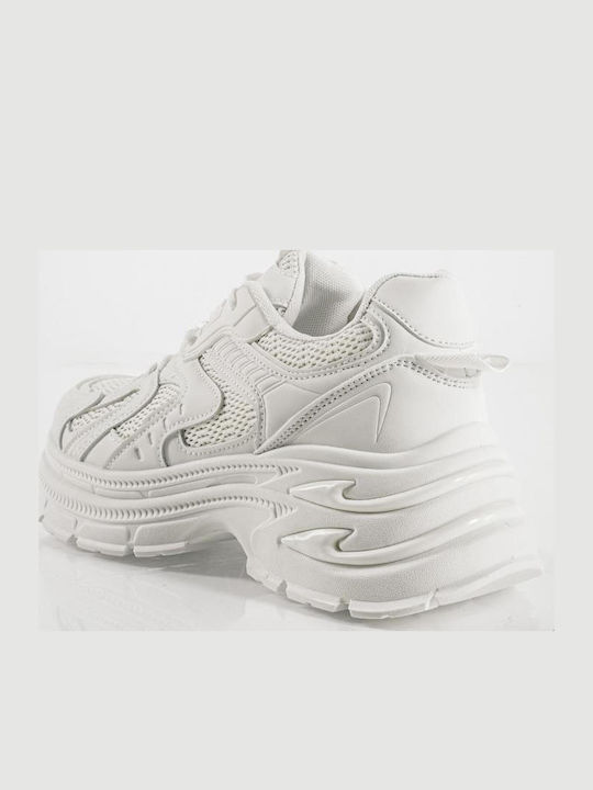Adidași Chunky Pentru Femei Albi