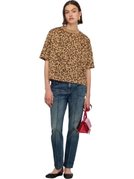 Γυναικείο T-shirt Animal Print Leopard