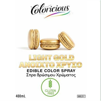 Food Colouring Liquid Open Gold Spray 400ml
