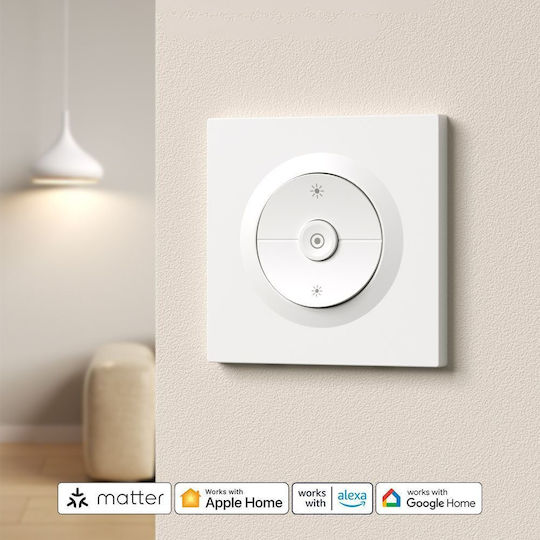 Sonoff Dimmer Switch with LED Button Frame 400W in White Colour