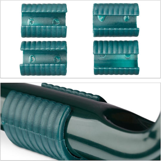 Garden Seat Relaxdays Folding Reversible Knee Protector Stool Side Tool Pockets Green 10026641