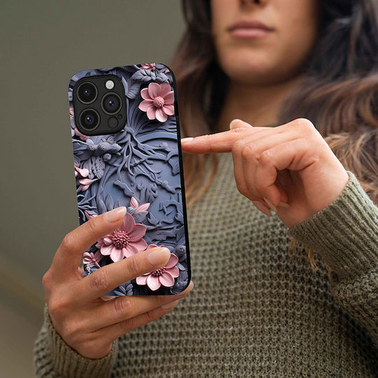 Калъф Sonique 3D Flower Series Xiaomi Redmi Note 15 Pro 4G Розов 02