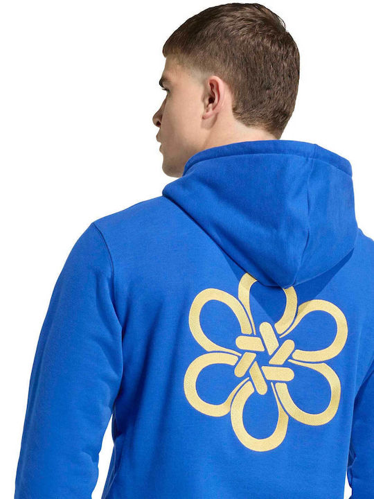 Real Madrid Sweatshirt with Hood Blue