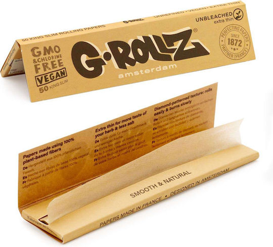 G-Rollz Zigarettenpapier King Size 50 Blätter 1Stück